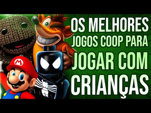 OS MELHORES JOGOS COOP PARA JOGAR COM CRIANÇAS! 