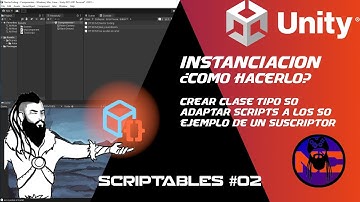 SO #2 Instanciación de Scriptable Objects en Unity, usarlos para guardar datos.