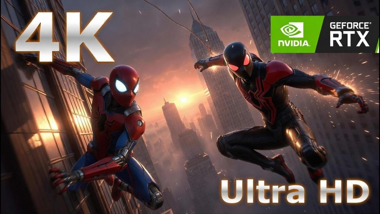 Spider-Man 2 4K Ultra Graphics - This Looks TOO Real! Ray Tracing ON