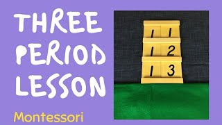 Montessori - Three Period Lesson