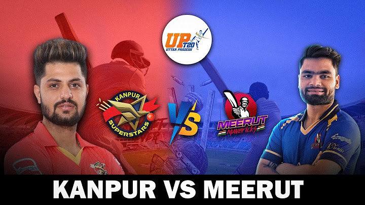 Kanpur Superstars VS Meerut Mavericks | UP T20 | KS vs MM |
