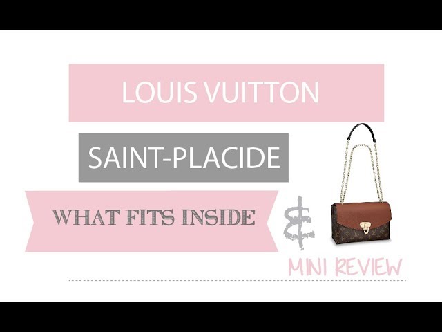 Louis Vuitton Saint Placide Monogram Chain Bag 2021 Whats in my bag 