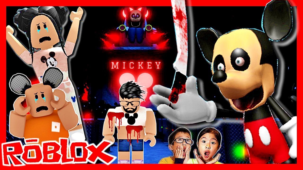 遠足でミッキーに会いに行ったはずが怪しいリッキーラットに出会う😱 ROBLOX