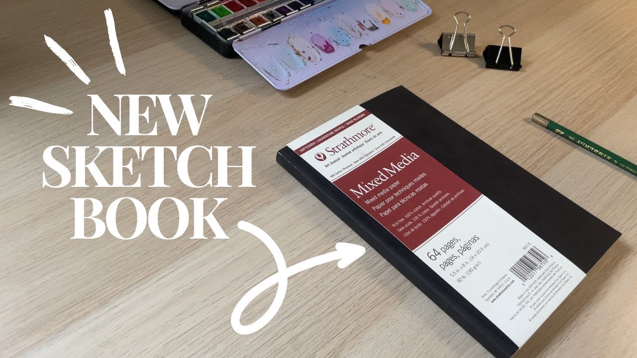 Starting a New Sketchbook | Watercolor Painting - YouTube