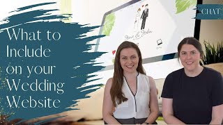 Your Wedding Website Checklist ✅