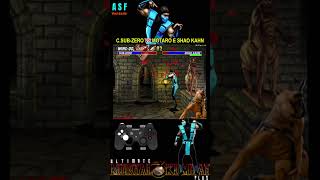 C.SUB-ZERO VS MOTARO E SHAO KAHN UMK3 PLUS #arcade #retrogame #umk3