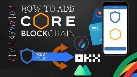 How to receive Core coins in Trust wallet