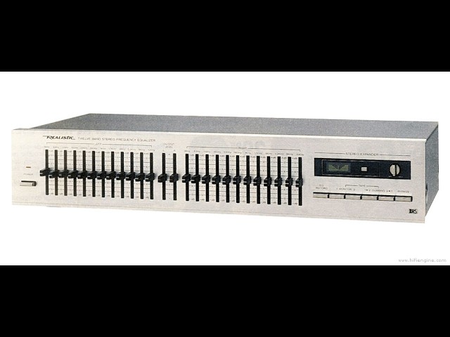 Vintage Realistic 12 Band Stereo Frequency Equalizer. Model 31