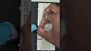 How to make a Touch Sensor using BC547 transistor on Breadboard || Resistor || LED || 9V || DIY