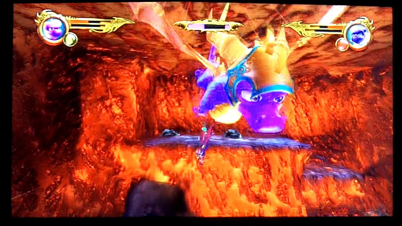 The Legend of Spyro Dawn of the Dragon Part 24 Lava Cave Fight