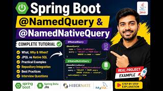 Spring Boot @NamedQuery & @NamedNativeQuery Tutorial | Spring Data JPA || @learn_JavaDaily