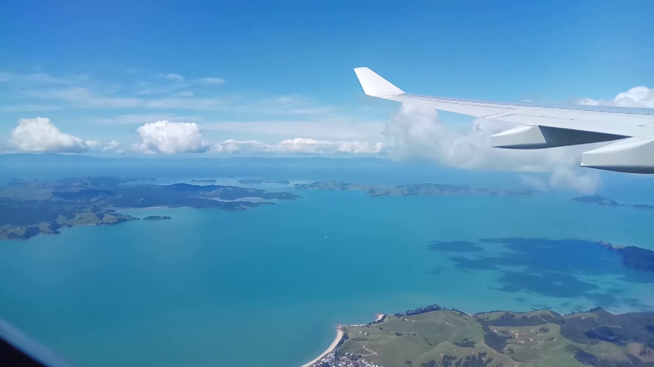 Approach of Air New Zealand NZ 6192 flights to Auckland New Zealand