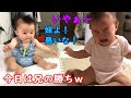 【兄妹喧嘩】珍しく兄が勝った日w男女双子赤ちゃん生後8ヶ月