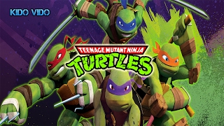 Черепашки ниндзя на страже порядка. Враги атакуют черепашек. Прохождение детской игры. screenshot 4
