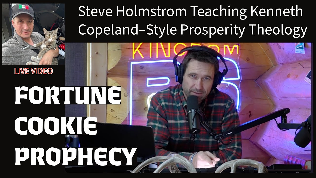 🚨 Steve Holmstrom AKA The fortune, cookie prophet -  Kenneth Copeland–Style Prosperity Theology