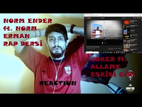 Norm Ender feat Norm Erman - Rap Dersi | Joker ft. Allame - Eskisi Gibi | Metal solisti REACTION !!