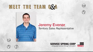 Meet The Team - Jeremy Evener