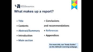 Basics of Report Writing