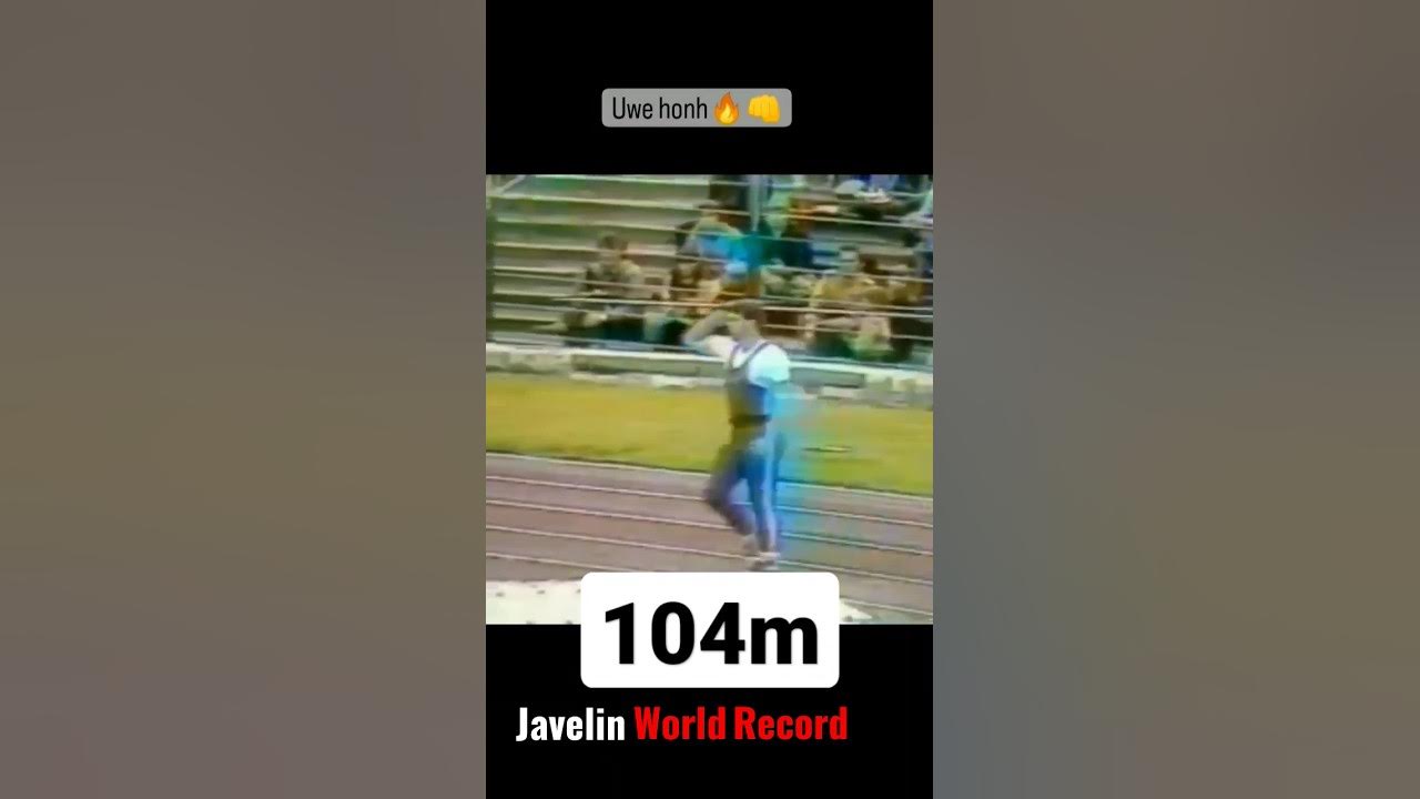 Javelin farthest throw (104m🔥💯) ever javelin record trending shorts