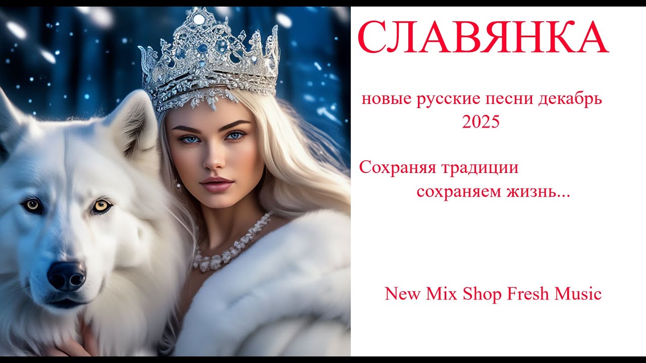 СЛАВЯНКА. Новые русские песни за декабрь 2025. Russian Pop Best Remixs Music Magazine