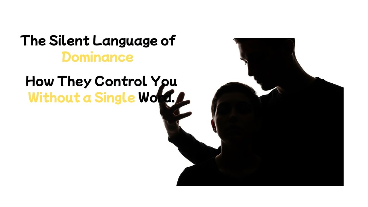 How Manipulators Control You Without Words