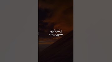 قل إني أخاف إن عصيت ربي عذاب يوم عظيم | سورة الزمر | القارئ ياسر الدوسري