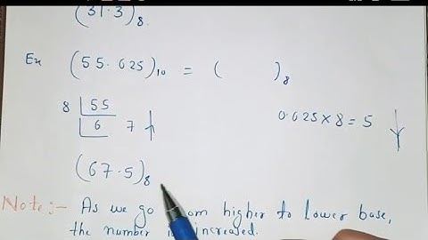 Decimal to Octal Number System Conversion in Hindi...
