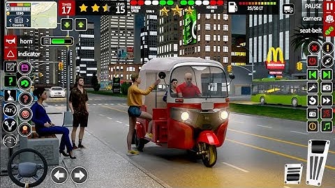 Modern Tuk Tuk Rickshaw Driving - City Mountain Auto Driver - Android GamePlay