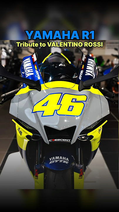 YAMAHA R1 tribute to VALENTINO ROSSI 46 🐢💙💛