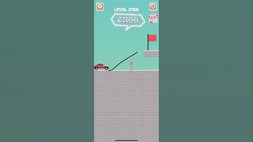 Draw bridge puzzle game level 2106 #drawing #game #Shorts