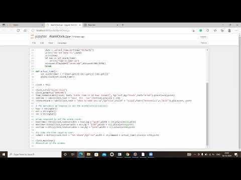 Python Project: Alarm Clock using GUI | Python Internship at  Softora Technologies Pvt.Ltd