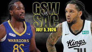 Golden State Warriors vs Sacramento Kings Full Game Highlights - July 5, 2026 | NBA Summer League screenshot 2