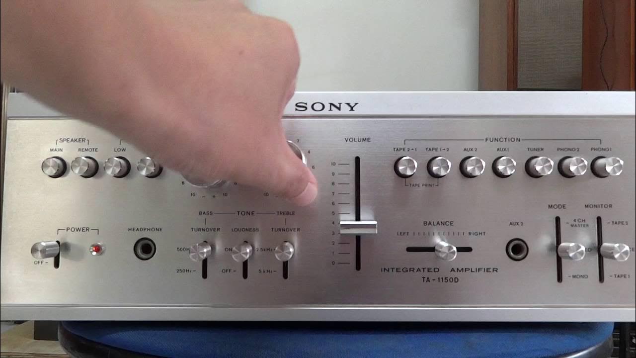 SONY TA-1150 SM Service Manual download, schematics, eeprom, repair info for ele