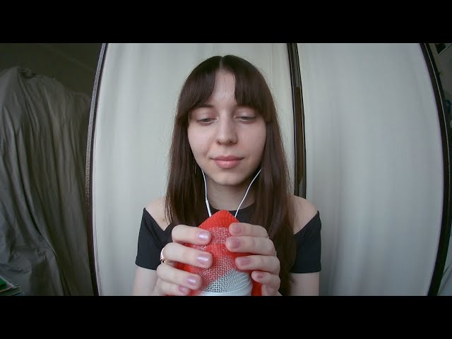 ASMR| Grid sounds & delicate mouth sounds| Сеточка & нежные звуки рта