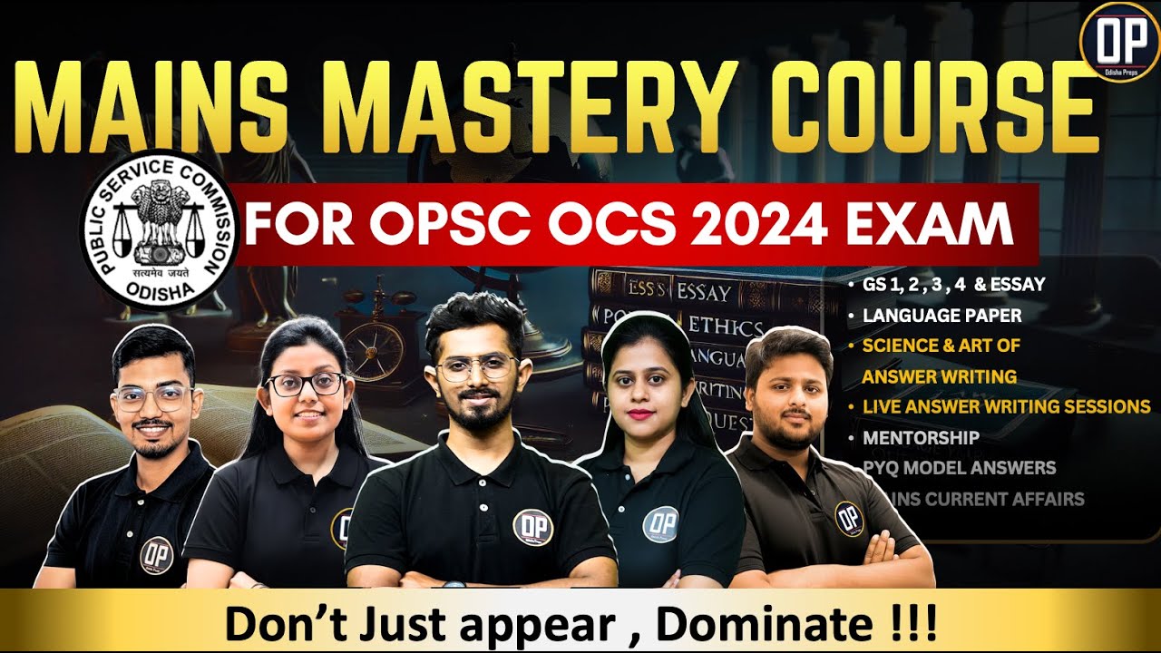 Your Mains Domination Begins here 🔥| Odisha Prep's Mains Mastery Course | for OPSC OAS Mains |