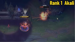 Rank 1 Akali: This Akali Mechanic Will Blow Your MIND!