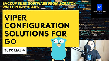 Viper Configuration Solutions - Backup Files Software From Scratch Written in Golang Tutorial #4