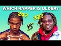 GUESS WHICH RAPPER IS OLDER *CHALLENGE*