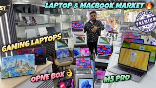 Open Box Laptop &amp; MacBook Starting ₹14000 | Second hand laptop MacBook Market in Nehru Place Delhi