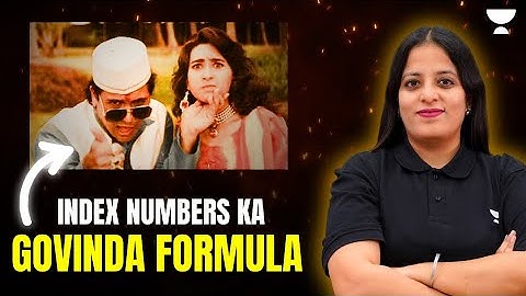 Index Numbers का Govinda Formula! 😲🤭