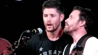 Video thumbnail of ""Fare Thee Well" Jensen Ackles, Rob Benedict at Jailbreak, 23.05.2016"