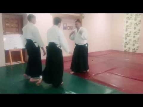 Aikido randori - two opponents
