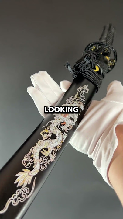We Made a beautiful Obsidian Katana !