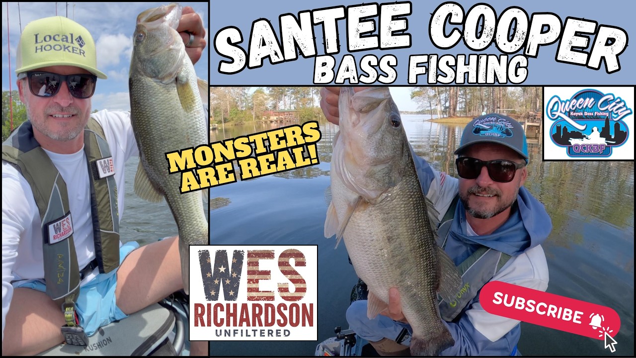 Santee Cooper SC Bass Fishing – MONSTERS ARE REAL!!! #fishing #bassfishing #fish