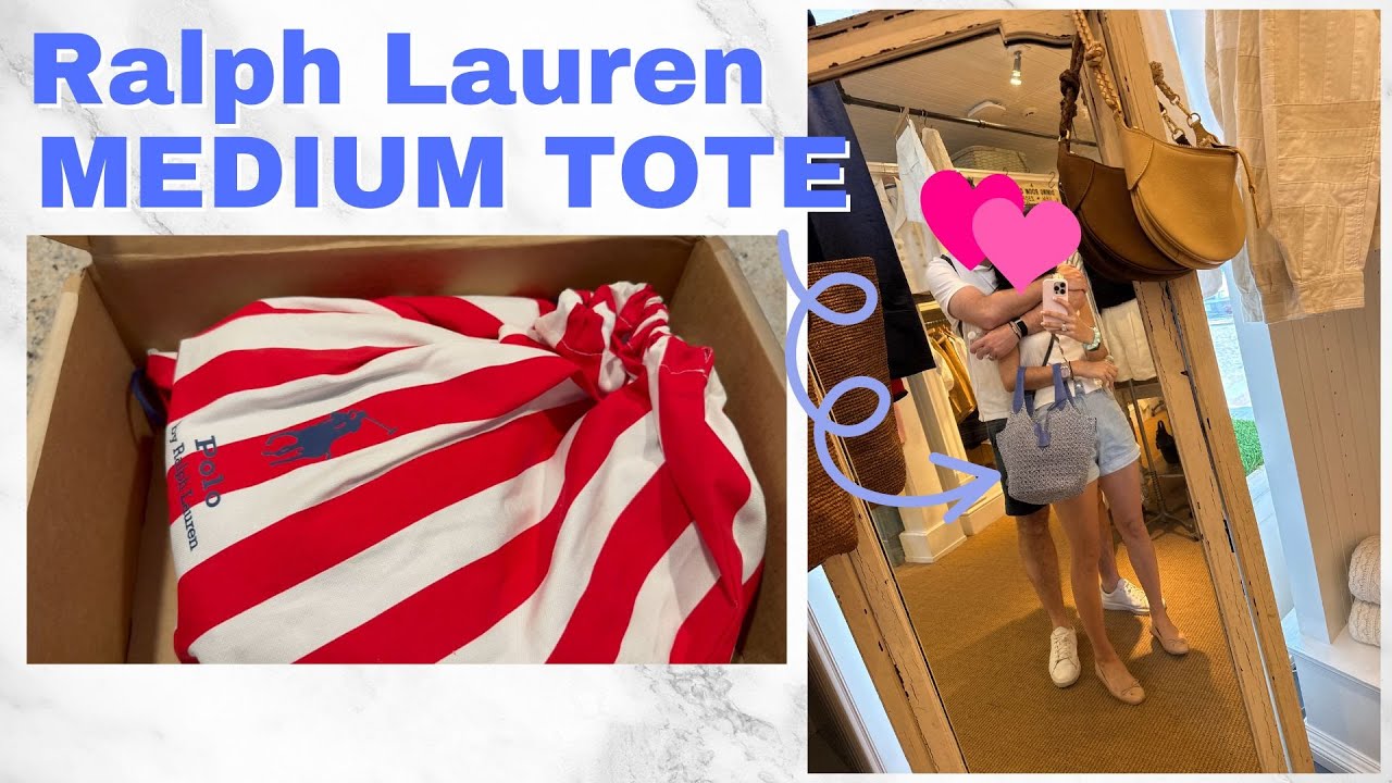 🏖️ RALPH LAUREN POLO PLAY MEDIUM TOTE | The Perfect Summer Beach Bag?