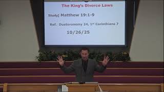 MATTHEW 19:1-9 | The King's Divorce Laws