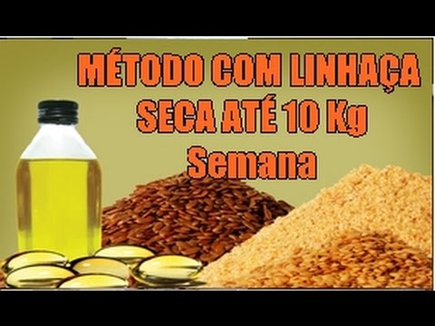 LINHAÇA ➜ Método usando Linhaça SECA até 10kg Semana | Não use todo dia, seca Muito!!