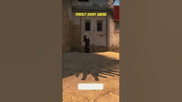 PERFECT SHORT SMOKE ON MIRAGE #shorts #csgo