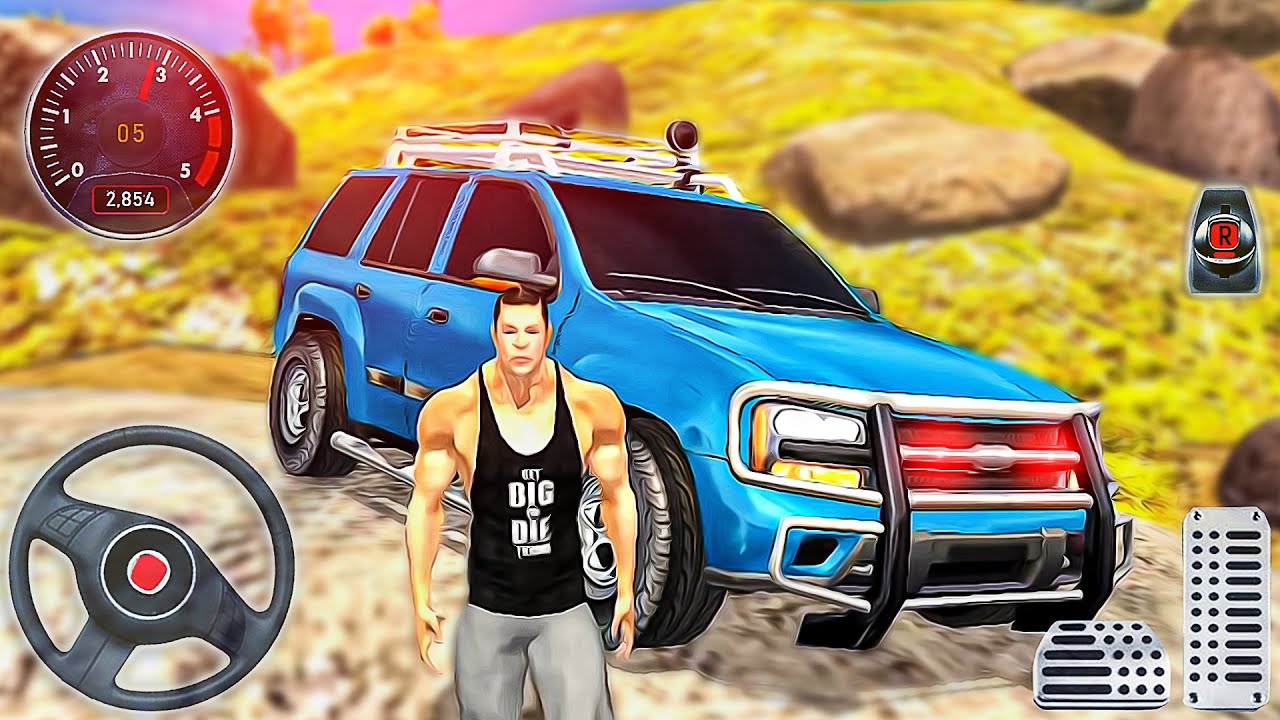 Offroad Jeep Prado Driving Simulator - Luxury SUV 4x4 3D - Android GamePlay #3