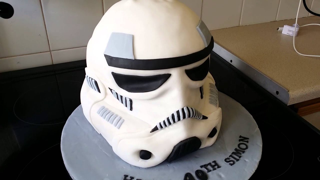 storm trooper birthday cake